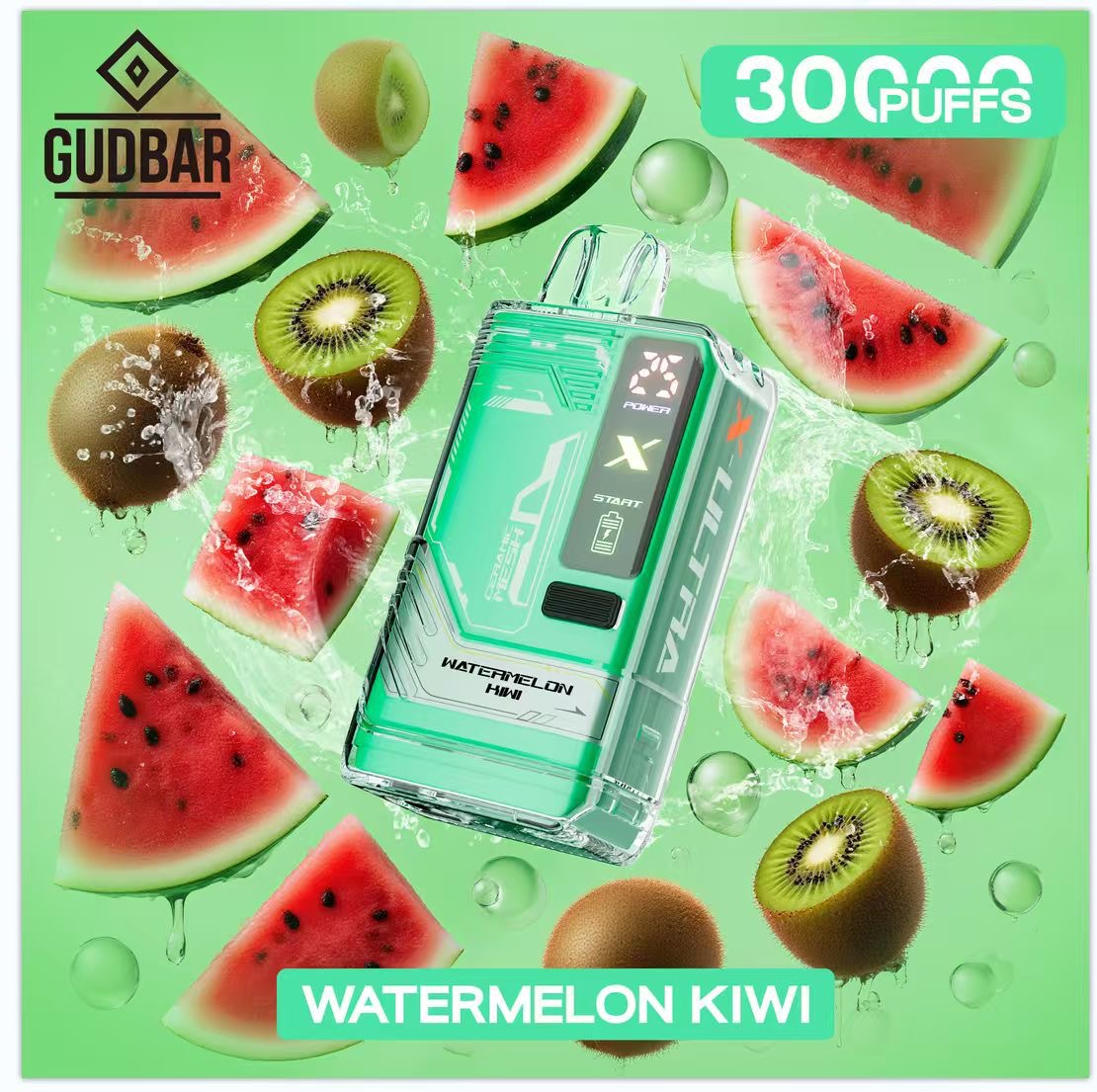 Gudbar X-Ultra 30.000 PUFFS – Watermelon Kiwi