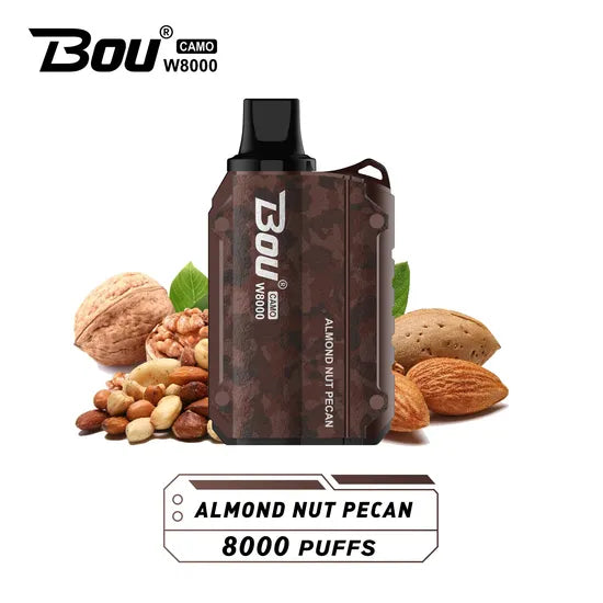 Vaper desechable Bou Camo 8000 PUFFS Almond Nut Pecan