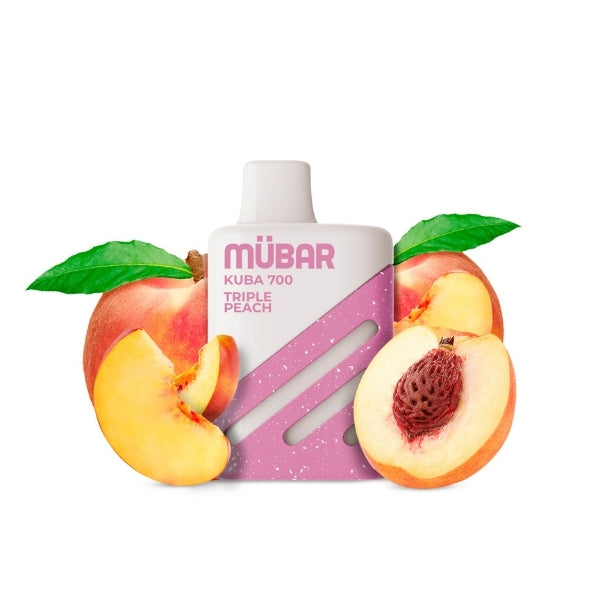 MÜBAR KUBA 700 – Triple Peach Ice 0mg