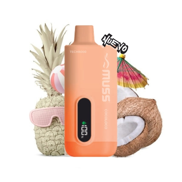 Vaper Desechable Muss Tech 8000 Puffs Coco Loco Sharks Vapers store Vaper Desechable Muss Tech 8000 Puffs Coco Loco Sharks Vapers store