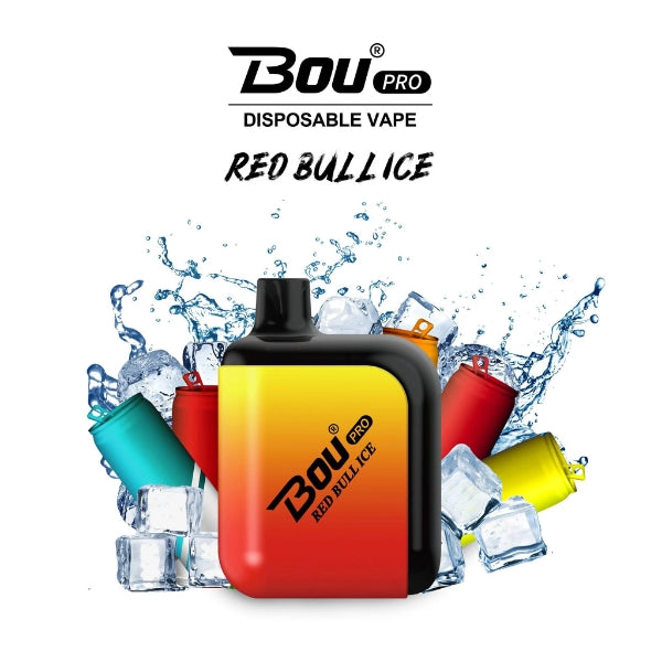 Vaper Desechable Bou Pro 7000 Puffs Red bull Ice 🪫🔥🧊