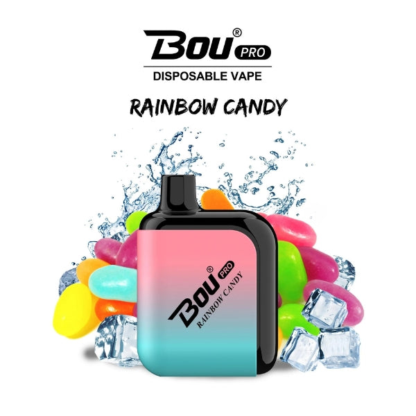 Vaper Desechable Bou Pro 7000 Puffs Rainbow Candy 🍭🌈🌈