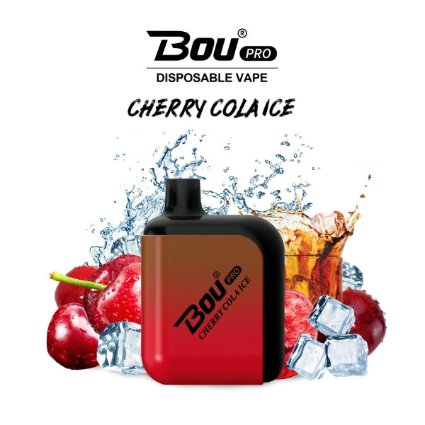 Caja vaper desechable Bou pro 7000 Cherry cola