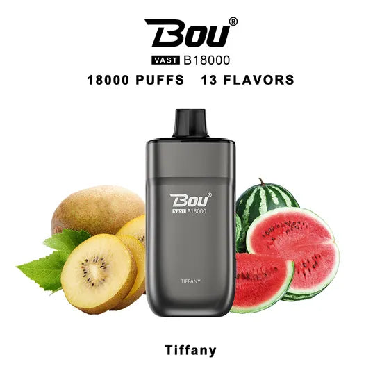 Vaper Desechable Bou VAST B1800 Tiffany 0%NIC