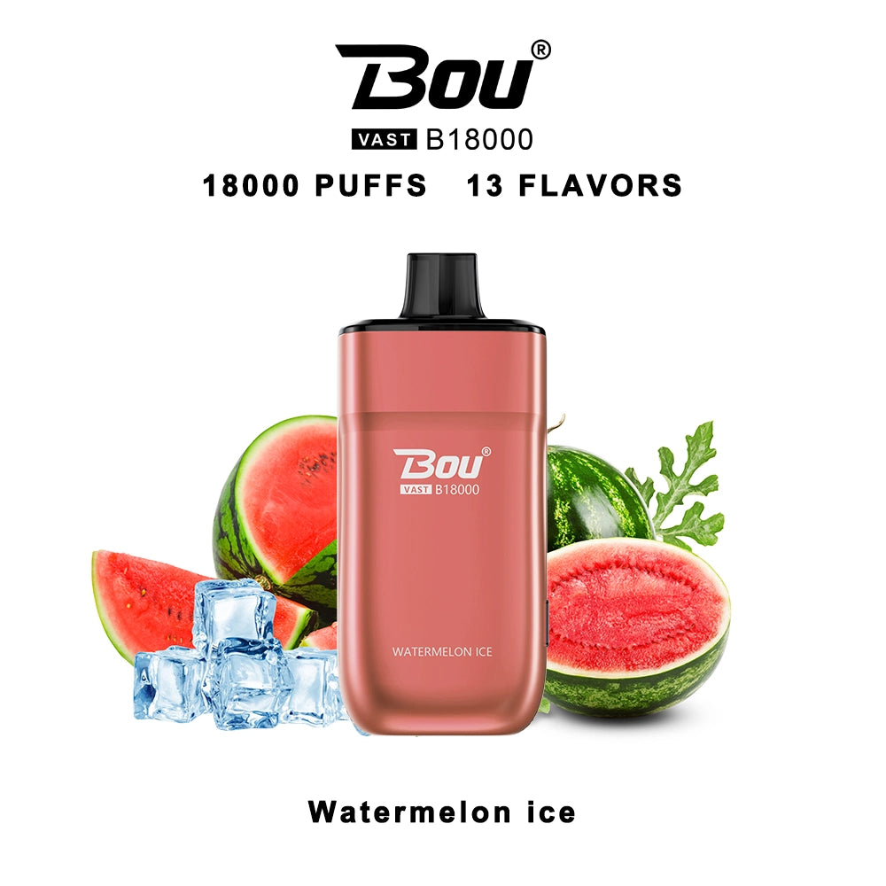 Vaper Desechable Bou VAST B1800 Watermelon ice 0%NIC