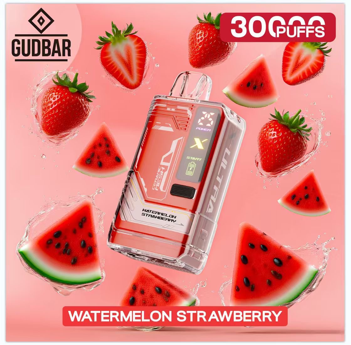 Gudbar X-Ultra 30.000 PUFFS – Watermelon Strawberry