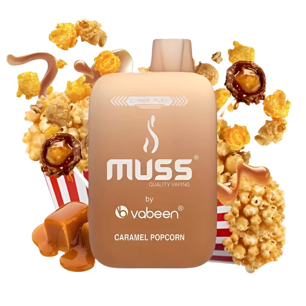 Vaper Desechable Muss Cyber Flex 25000 Puffs Caramel Popcorn 🍬🍿