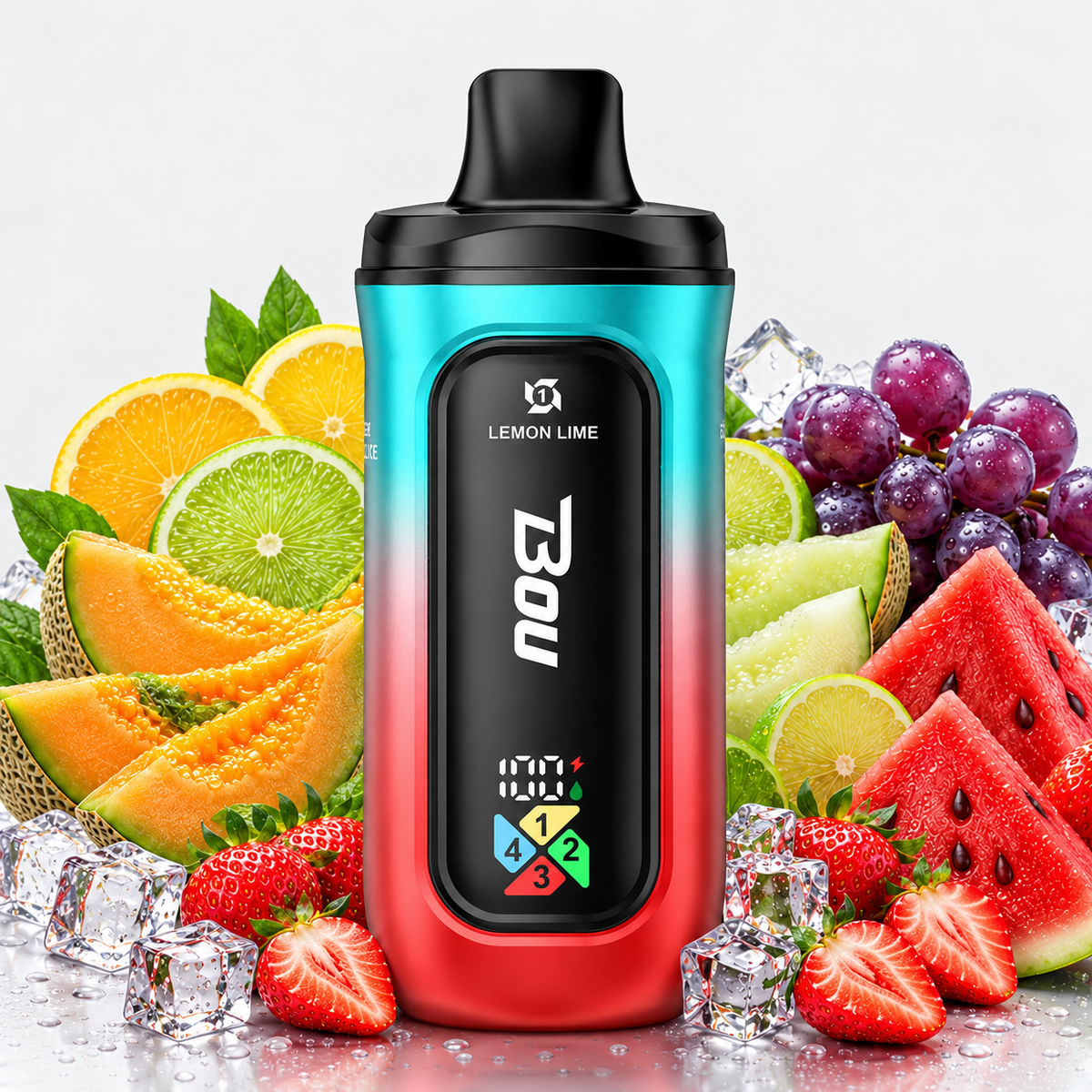 BOU TETRA 4 en 1 200K – Lemon Lime & Grape