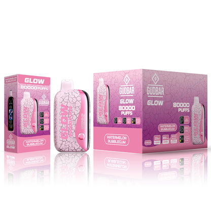 GudBar Glow 80000 Puffs – Watermelon Bubblegum