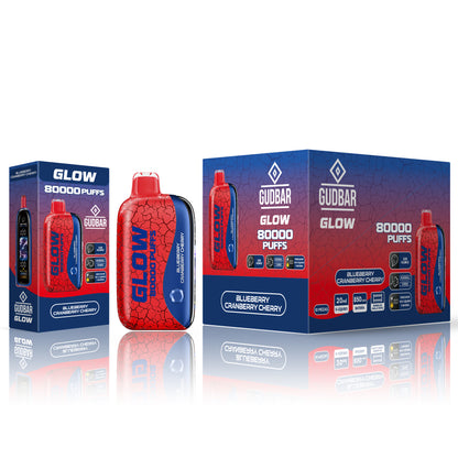 GudBar Glow 80000 Puffs – Blueberry Cranberry Cherry