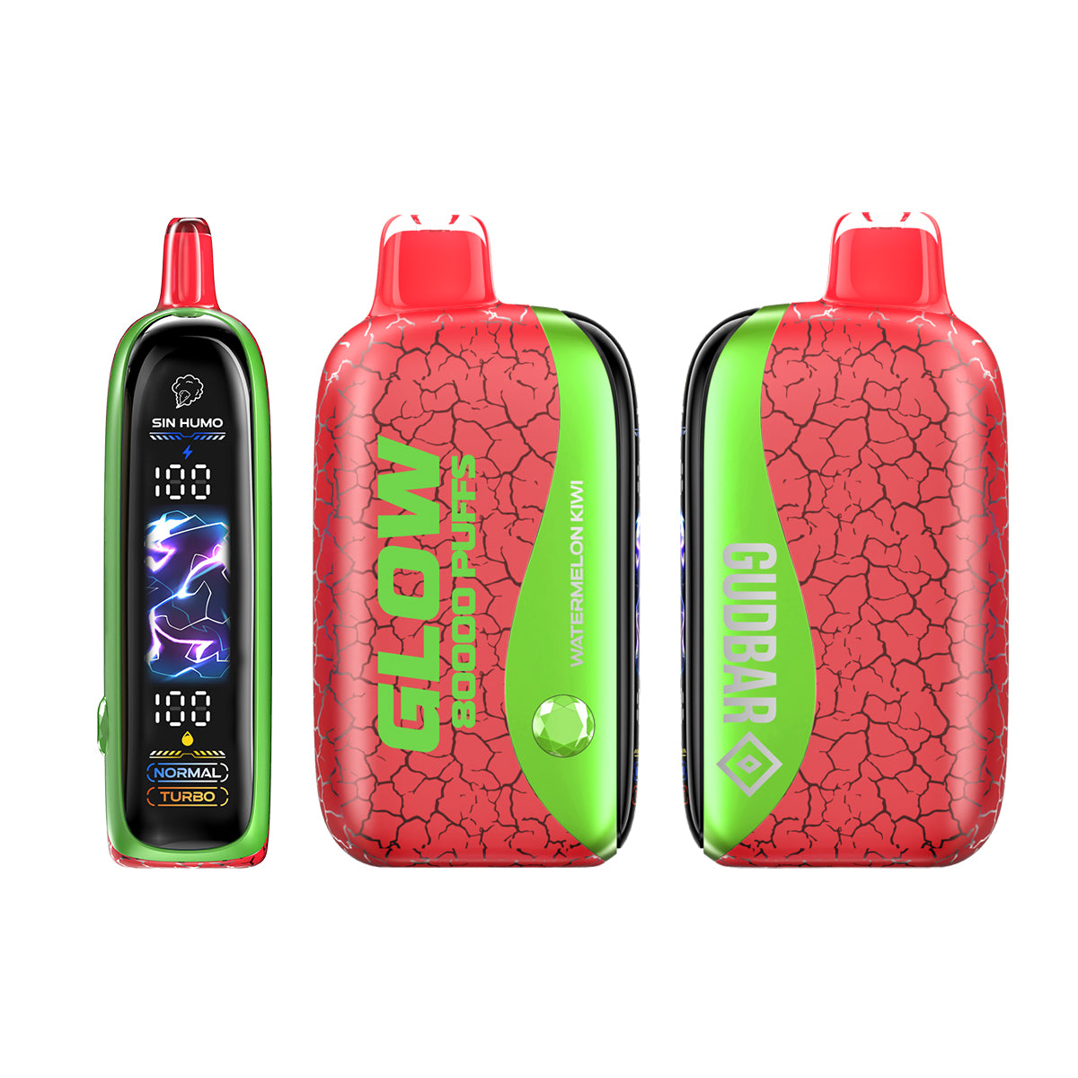 GudBar Glow 80000 Puffs – Watermelon Kiwi