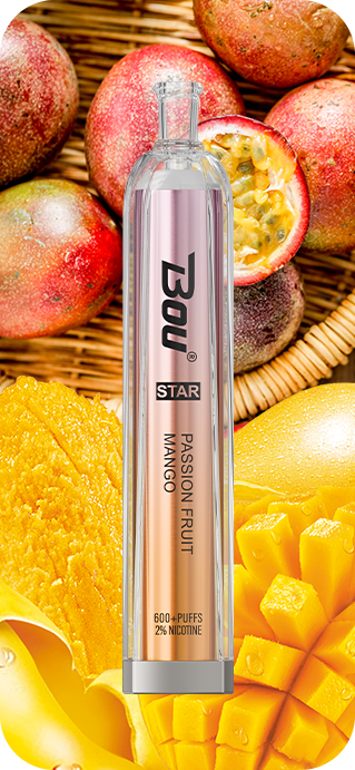 Vaper Desechable Bou Star 600 Puff Passion Fruit Mango