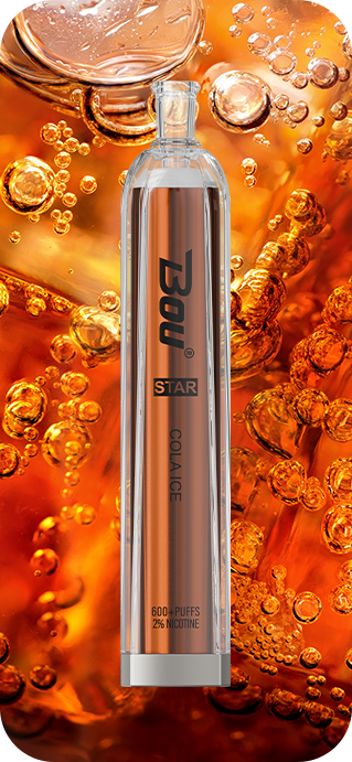 Vaper Desechable Bou Star 600 Puff  Cola ice