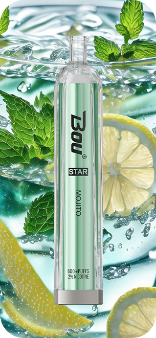 Vaper Desechable Bou Star 600 Puffs Mojito