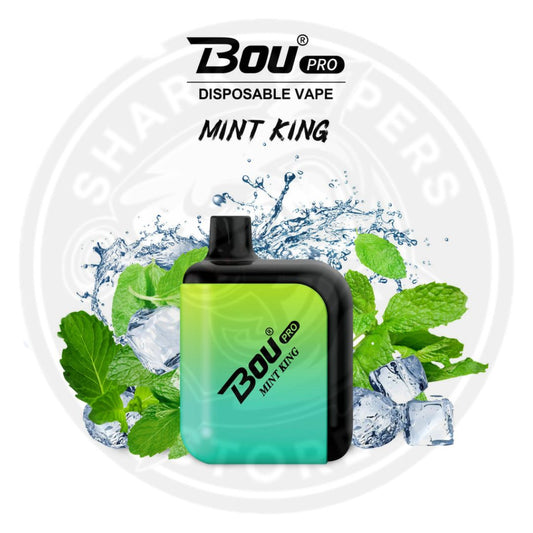 Vaper Desechable Bou Pro 7000 Puffs Mint King🍃🧊