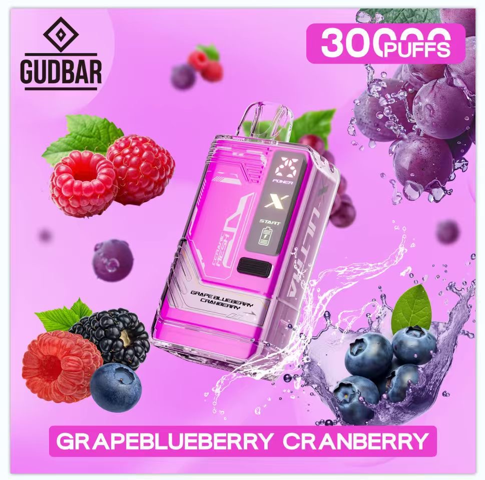 Gudbar X-Ultra 30.000 PUFFS – Grape Blueberry Cranberry