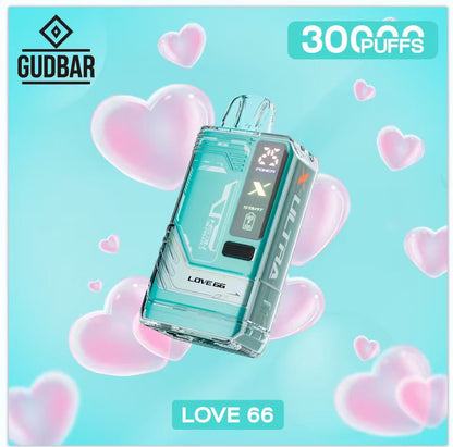 Gudbar X-Ultra 30.000 PUFFS – Love 66
