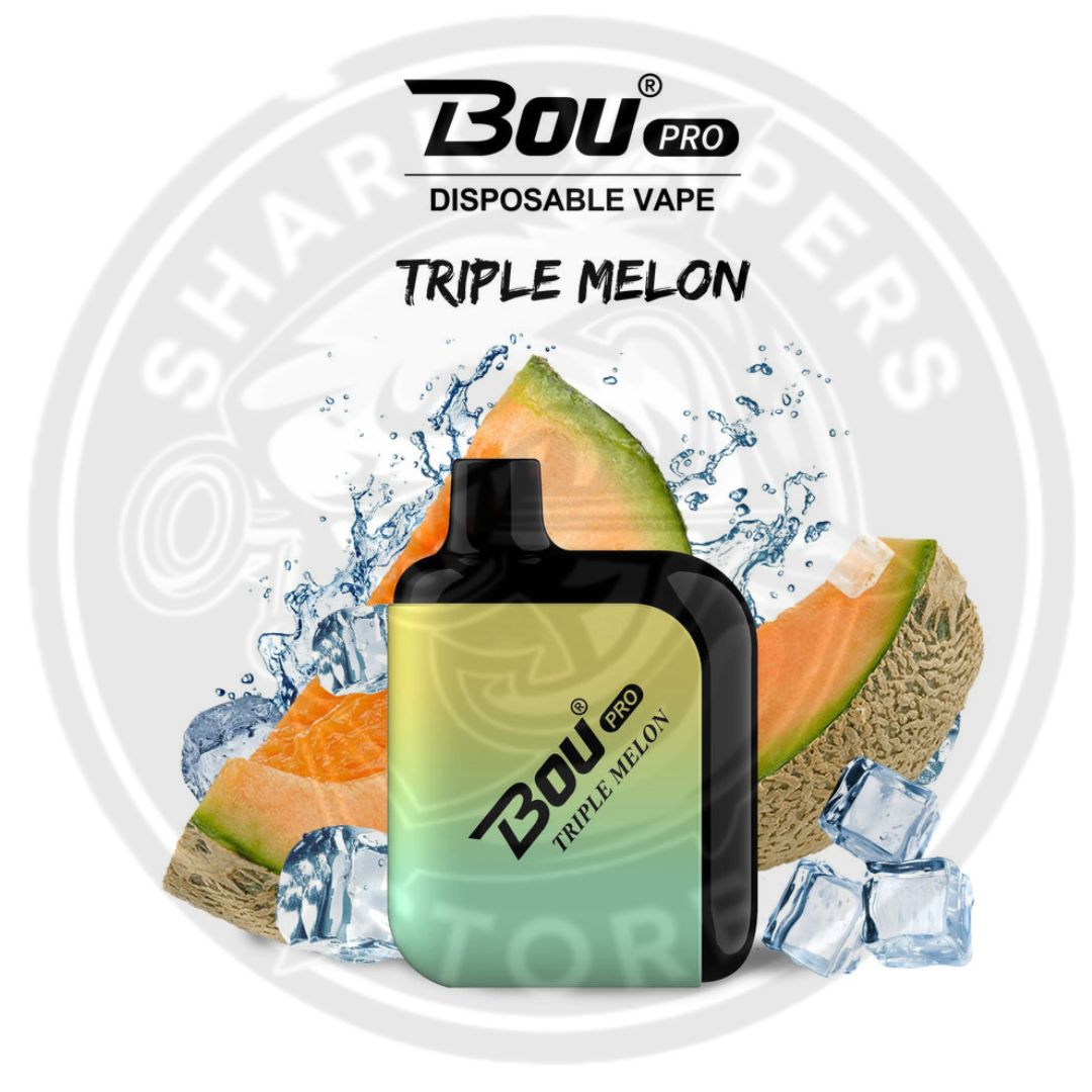 Vaper Desechable Bou Pro 7000 Puffs Triple Melón 🍈