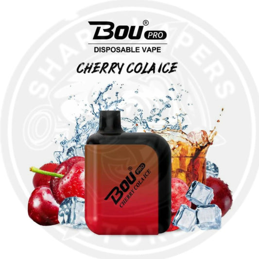 Vaper Desechable Bou Pro 7000 Puffs Cherry Cola Ice  🍒🥤🧊