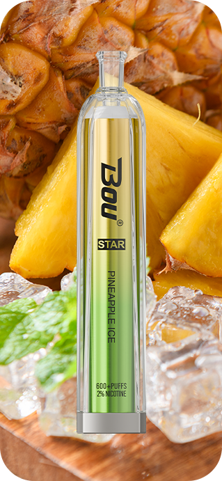 Vaper Desechable Bou star 600 Puff Pineapple ice