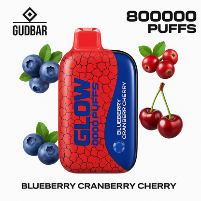 GudBar Glow 80000 Puffs – Blueberry Cranberry Cherry