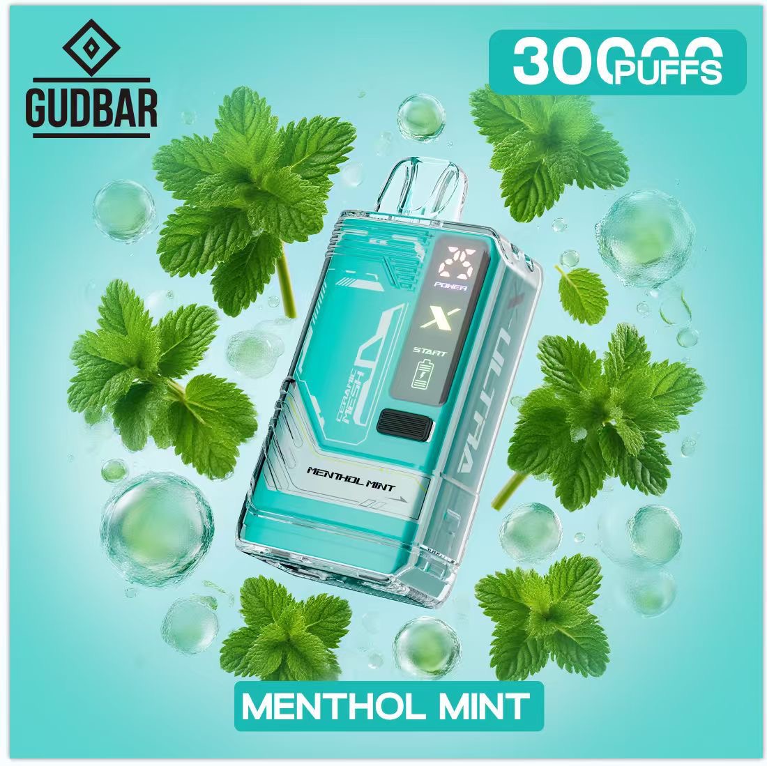 Gudbar X-Ultra 30.000 PUFFS – Menthol Mint