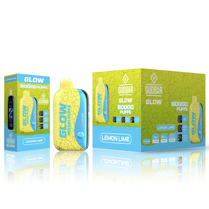GudBar Glow 80000 Puffs – Lemon Lime