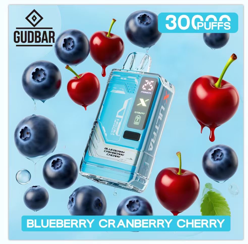 Gudbar X-Ultra 30.000 PUFFS – Blueberry Cranberry Cherry