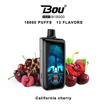 Vaper Desechable  Bou VAST B1800  California Cherry 0%NIC