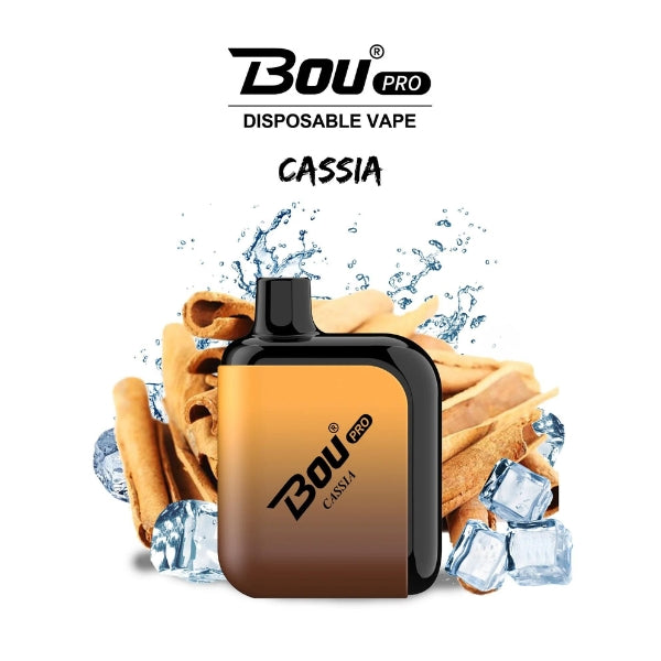 Vaper Desechable Bou Pro 7000 Puffs Cassia 🧊