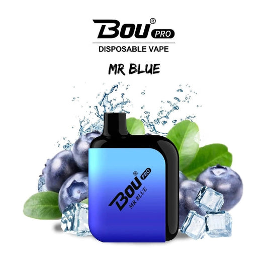 Vaper Desechable Bou Pro 7000 Puffs MR Blue 🫐🧊