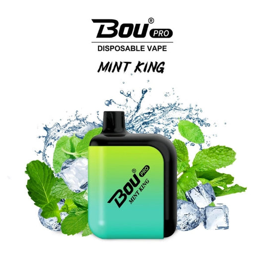 Vaper Desechable Bou Pro 7000 Puffs Mint King🍃🧊