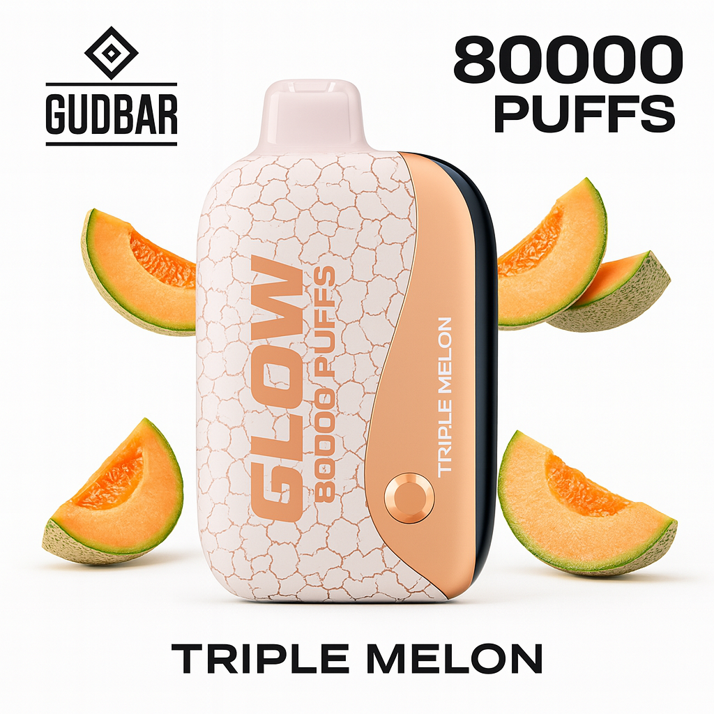 GudBar Glow 80000 Puffs – Triple Melon