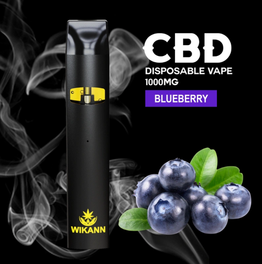 Vapers Desechable  CBD de arándanos (50 %)