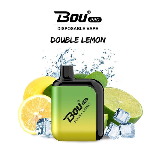 Vaper Desechable Bou Pro 7000 Puffs Double Lemon🍋🍋🧊