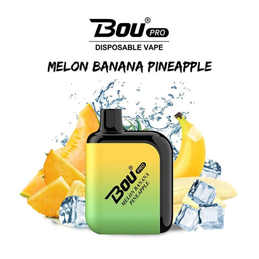 Vaper Desechable Bou Pro 7000 Puffs Melon Pineapple  Banana 🍈🍍🍌