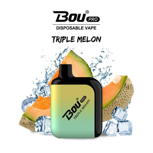 Vaper Desechable Bou Pro 7000 Puffs Triple Melón 🍈