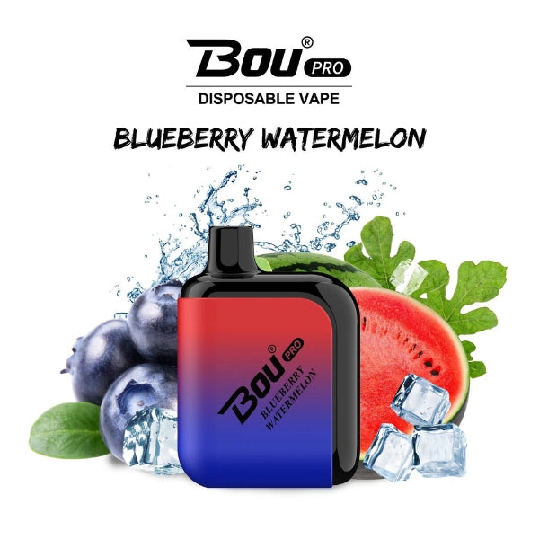 Vaper Desechable Bou Pro 7000 Puffs Blueberry watermelon 🫐🍉