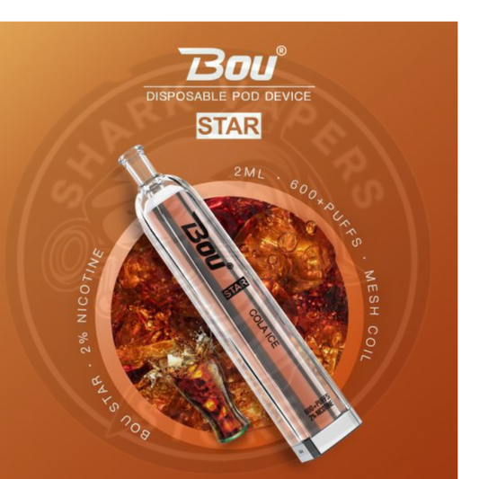 Bou Star 600 Puff  Cola ice