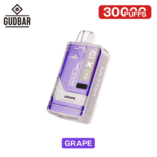 Gudbar X-Ultra 30.000 PUFFS – Grape Ice