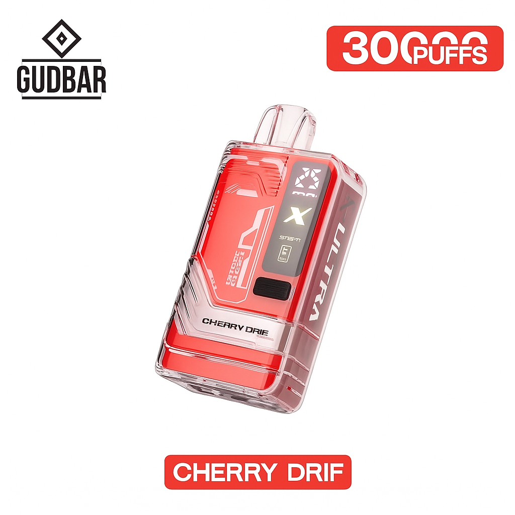 Gudbar X-Ultra 30.000 PUFFS – Cherry Drif