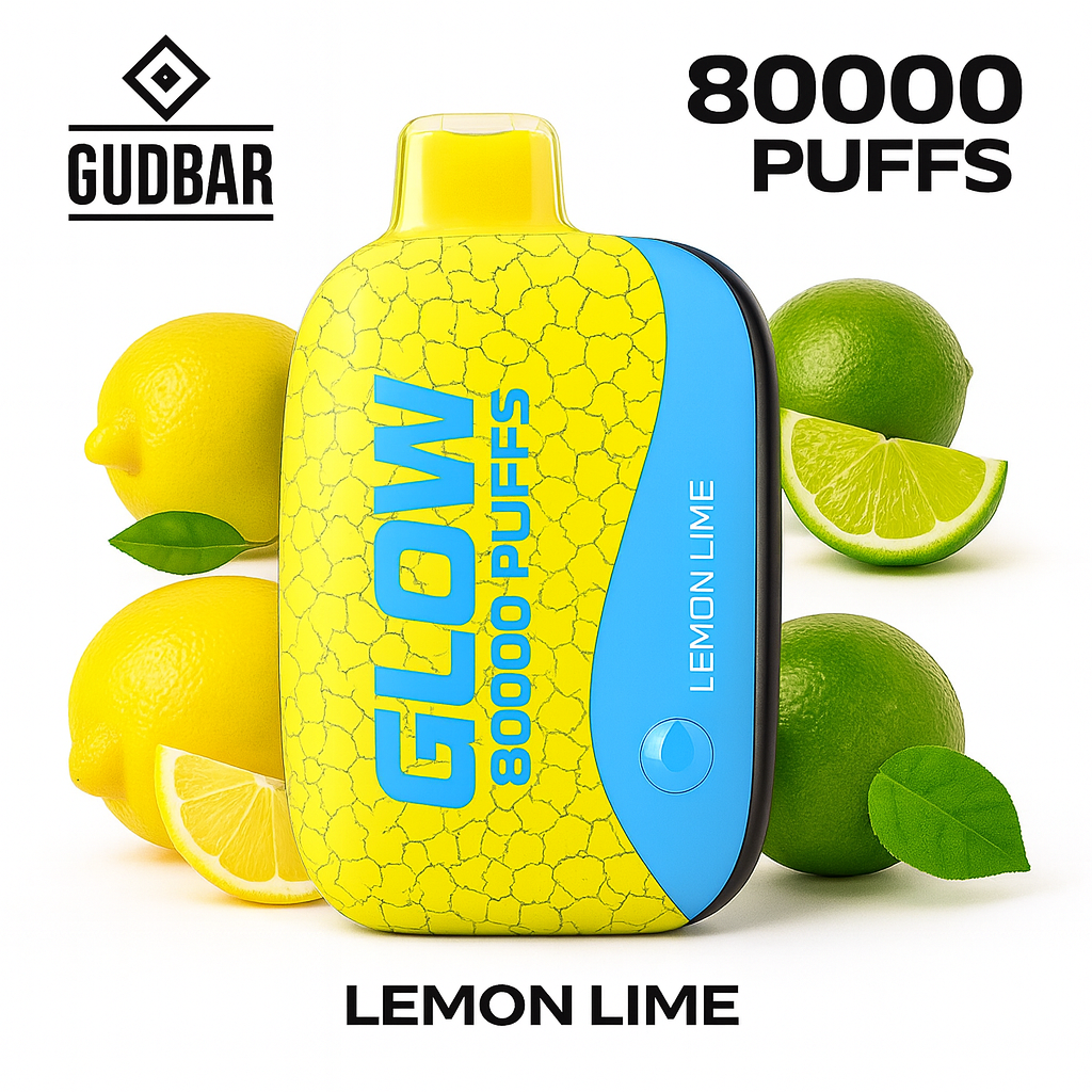 GudBar Glow 80000 Puffs – Lemon Lime