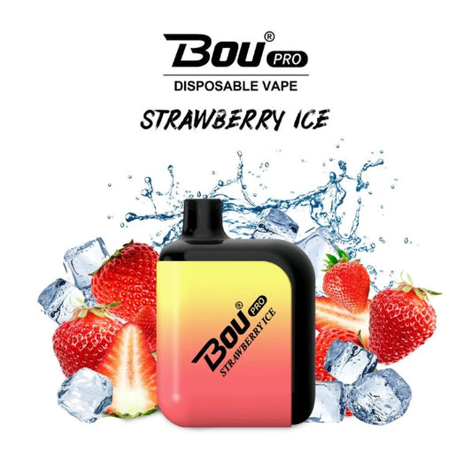 Vaper Desechable Bou Pro 7000 Puffs Strawberry Ice 🍓🧊🍧