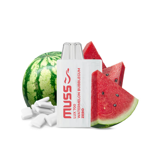 Vaper Desechable Muss Marmol 700 Puffs Watermelon Bubblebum 0% Nic.