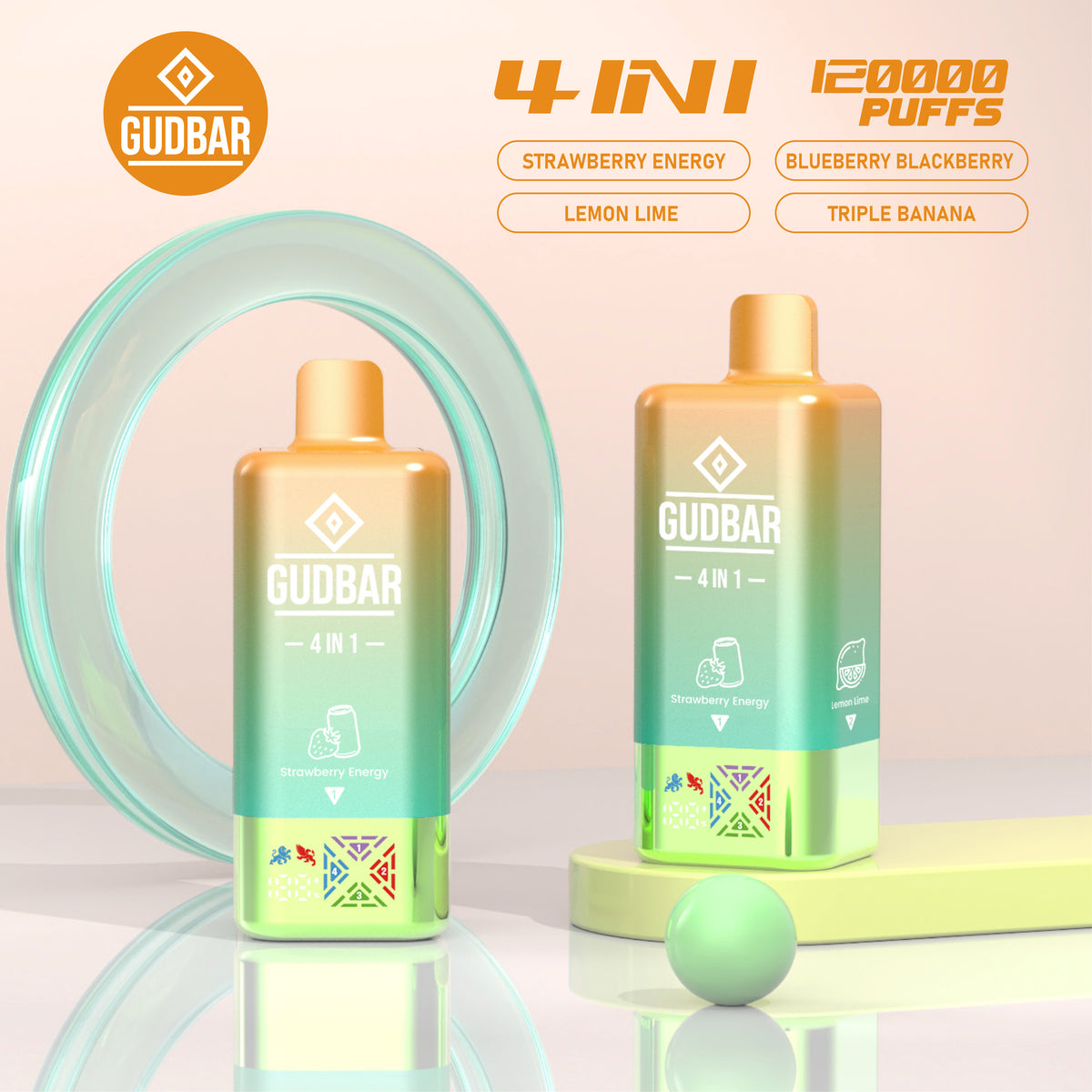 GUDBAR 4-in-1 120.000 Puffs