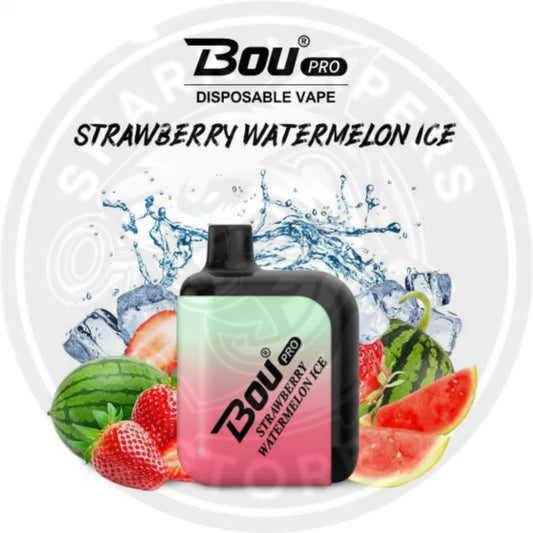 Vaper Desechable Bou Pro 7000 Puffs Strawberry Watermelon Ice 🍉🍓