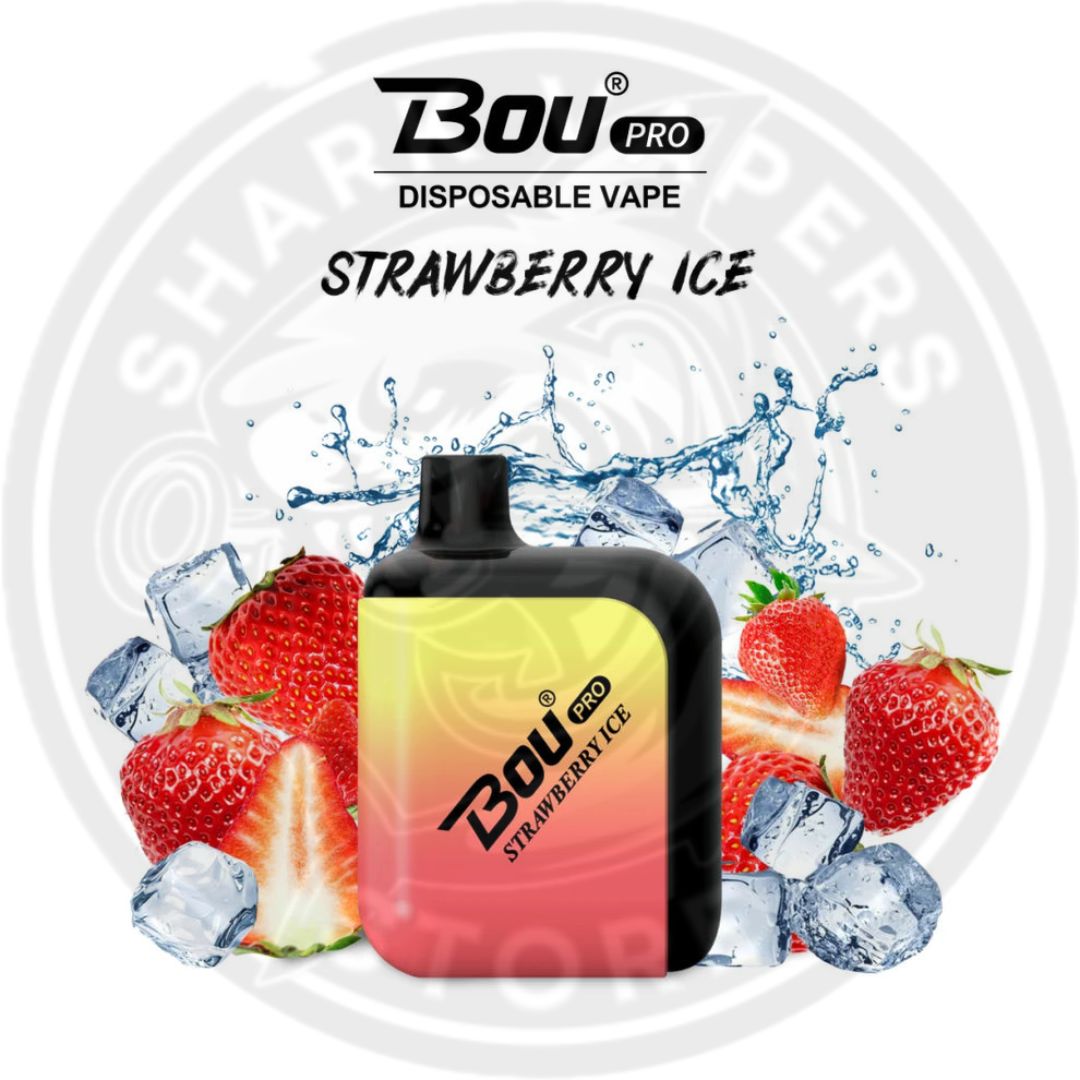 Vaper Desechable Bou Pro 7000 Puffs Strawberry Ice 🍓🧊🍧