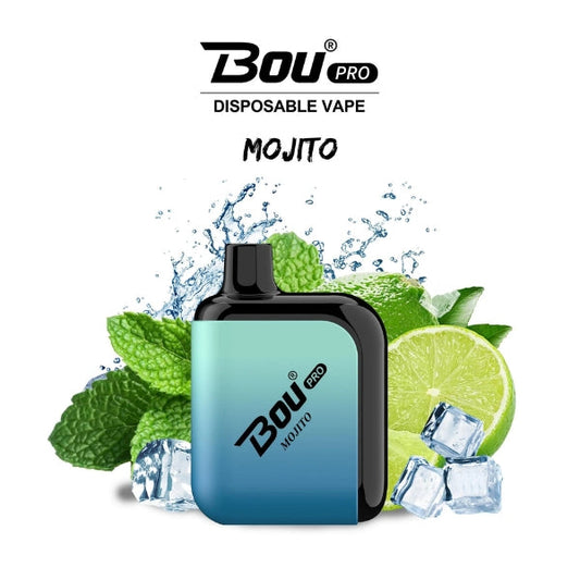Vaper Desechable Bou Pro 7000 Puffs Mojito🍃🍃🧊