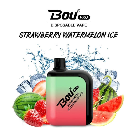 Vaper Desechable Bou Pro 7000 Puffs Strawberry Watermelon Ice 🍉🍓
