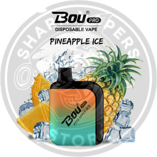 Vaper Desechable Bou Pro 7000 Puffs Pineapple Ice 🍍🧊